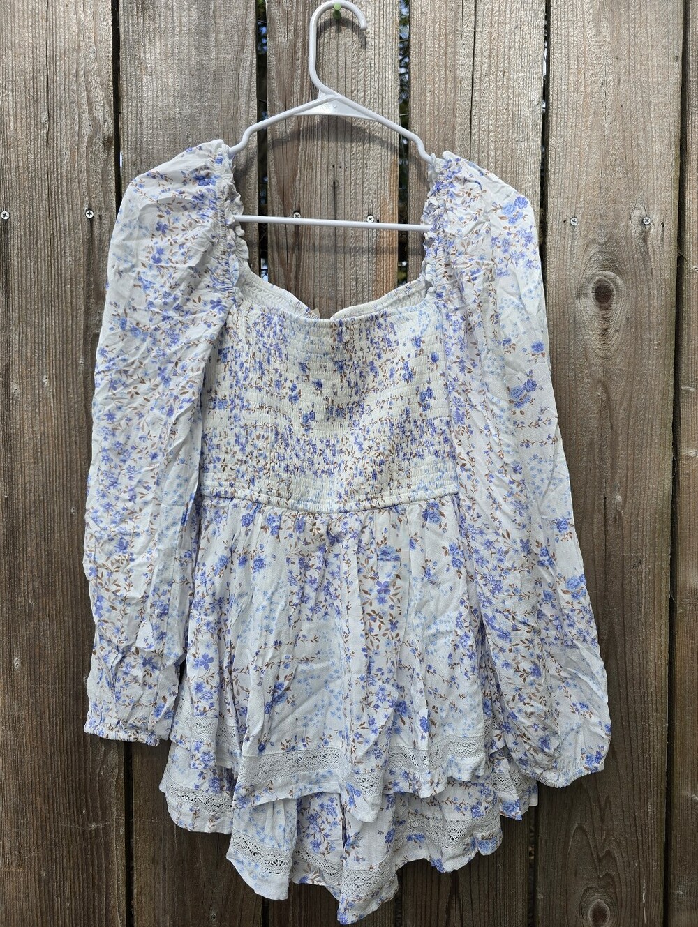 NWT Francescas Ruffle Floral Romper - Picture 2 of 8